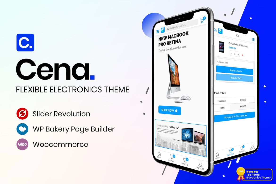 Tema WordPress Cena Store - Solusi WooCommerce Serbaguna