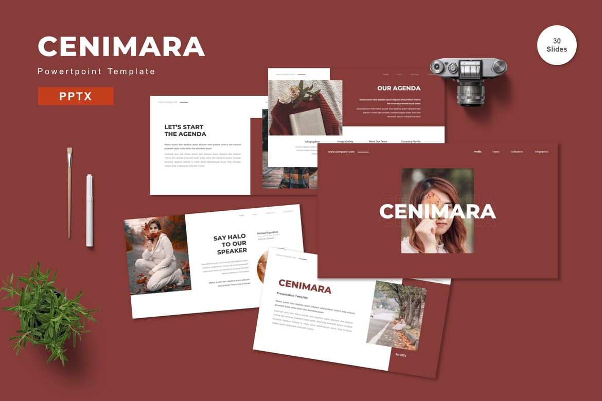 Cenimara - Template PowerPoint Profesional untuk Semua Kebutuhan