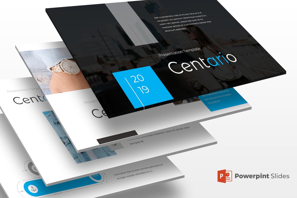 Centario - Template PowerPoint Serbaguna yang Menarik