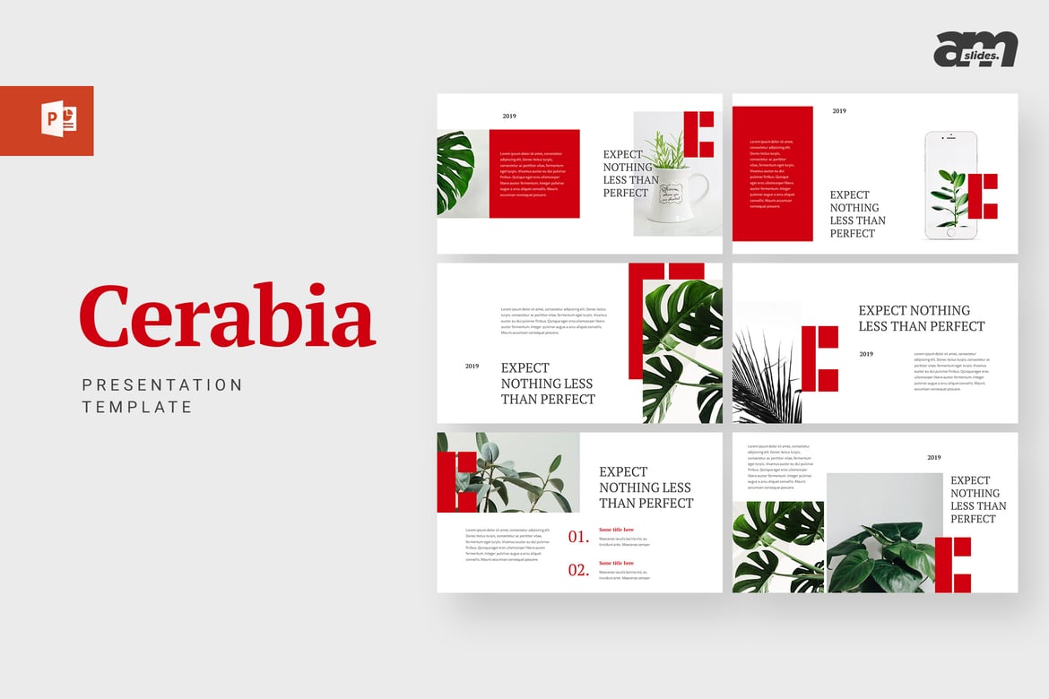 Cerabia - Template Powerpoint Kreatif dan Minimalis