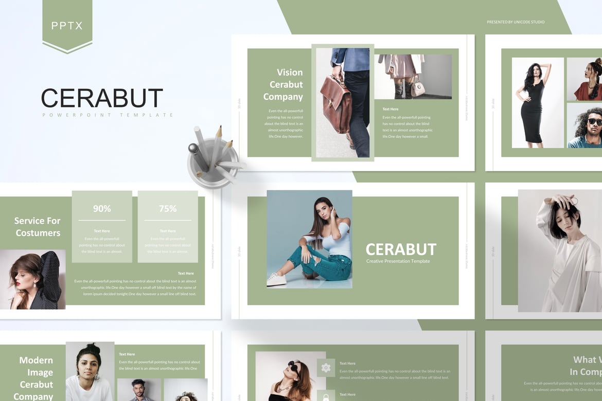 Template Powerpoint Cerabut - Modern dan Profesional untuk Semua Kebutuhan Presentasi