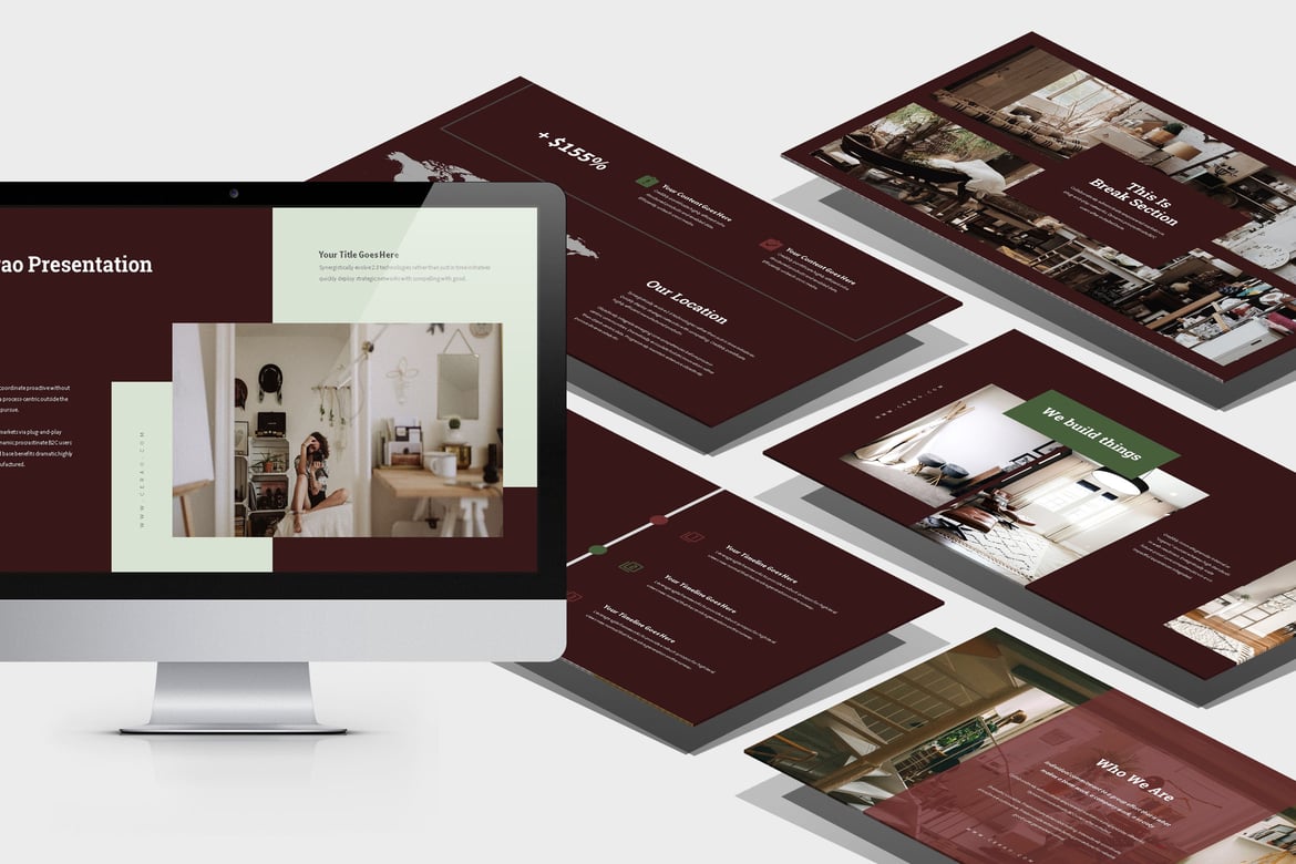 Cerao: Template PowerPoint Dekorasi Rumah yang Menarik