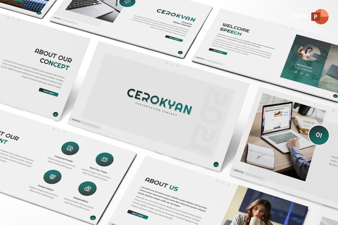 Template PowerPoint Cerokyan - Solusi Presentasi Bisnis Anda