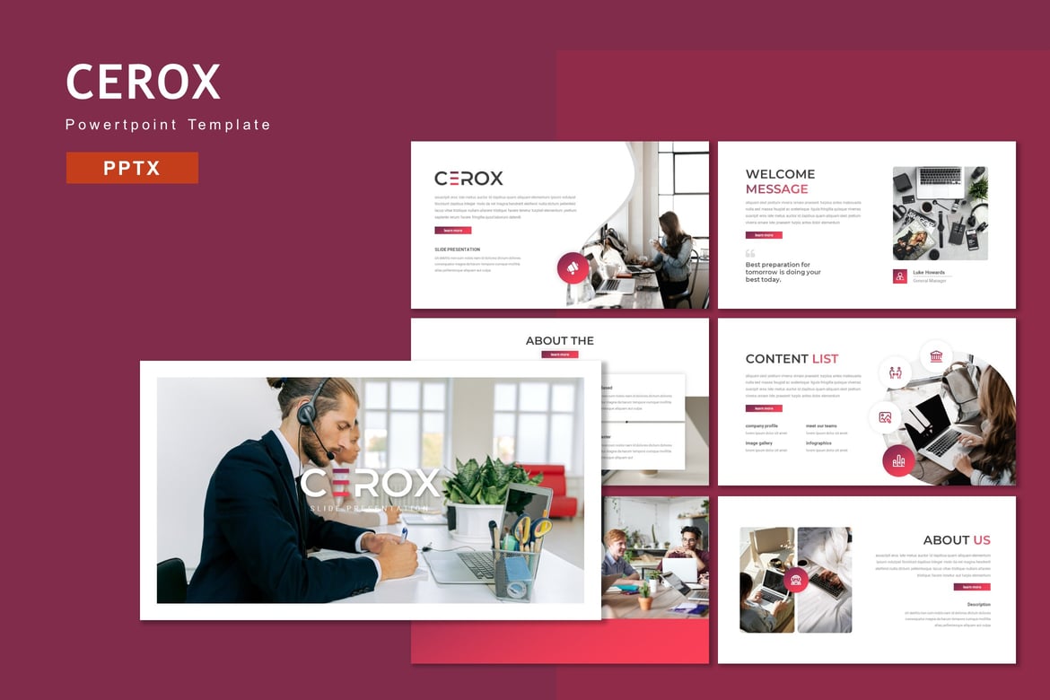 Cerox - Template Presentasi PowerPoint Serbaguna