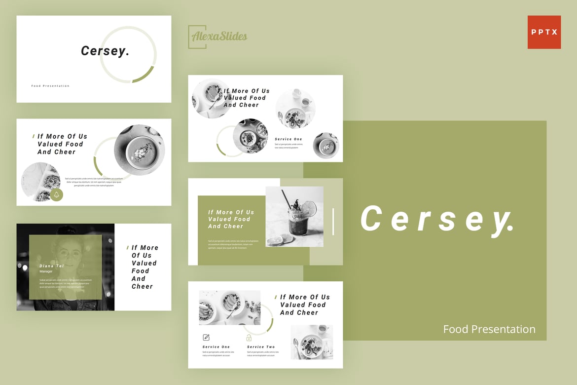 Template Presentasi PowerPoint Cersey - Desain Kreatif dan Fleksibel untuk Semua Kebutuhan Bisnis