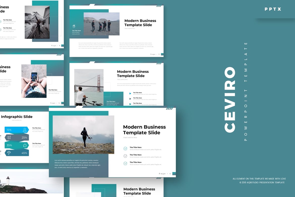 Ceviro - Template PowerPoint Serbaguna dan Menarik