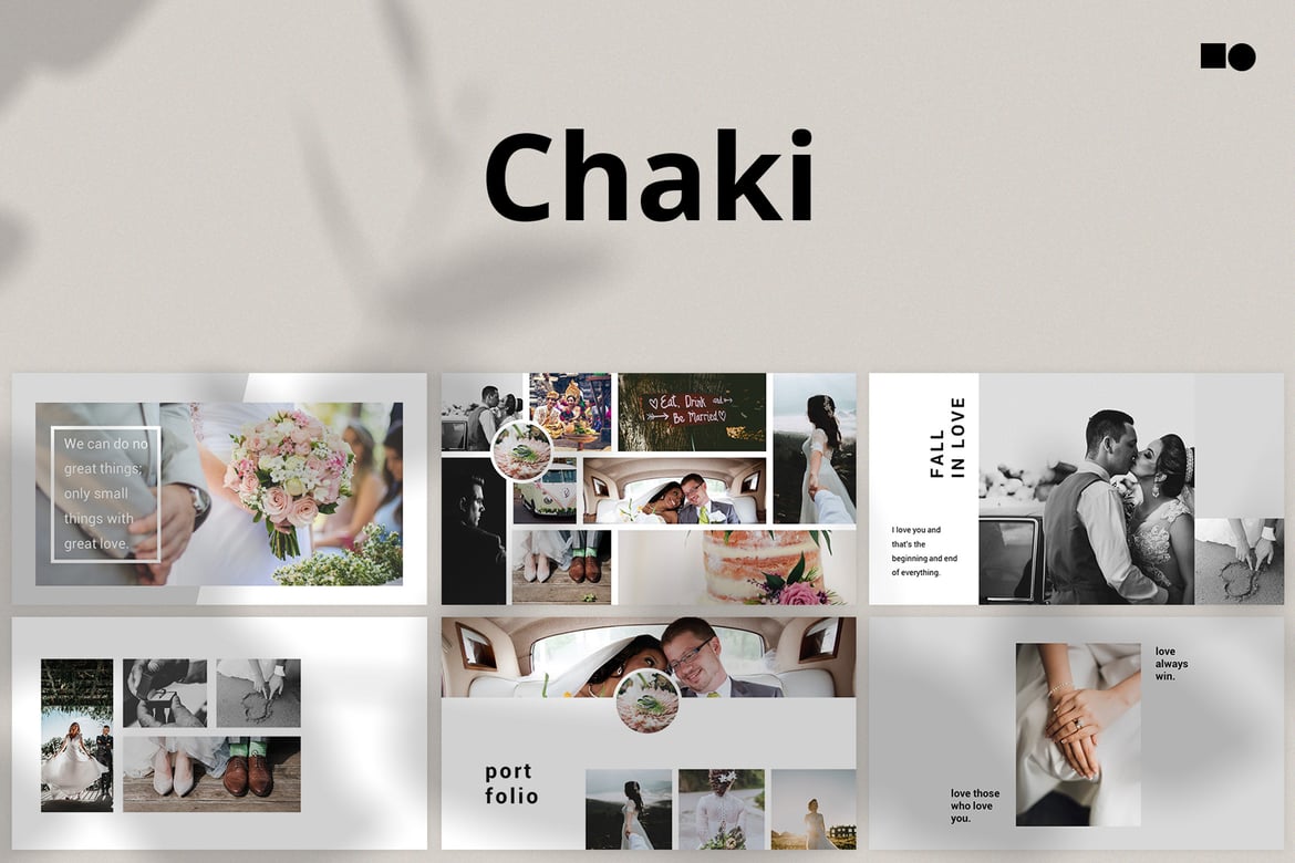 Template Presentasi Chaki - Powerpoint Modern dan Minimalis