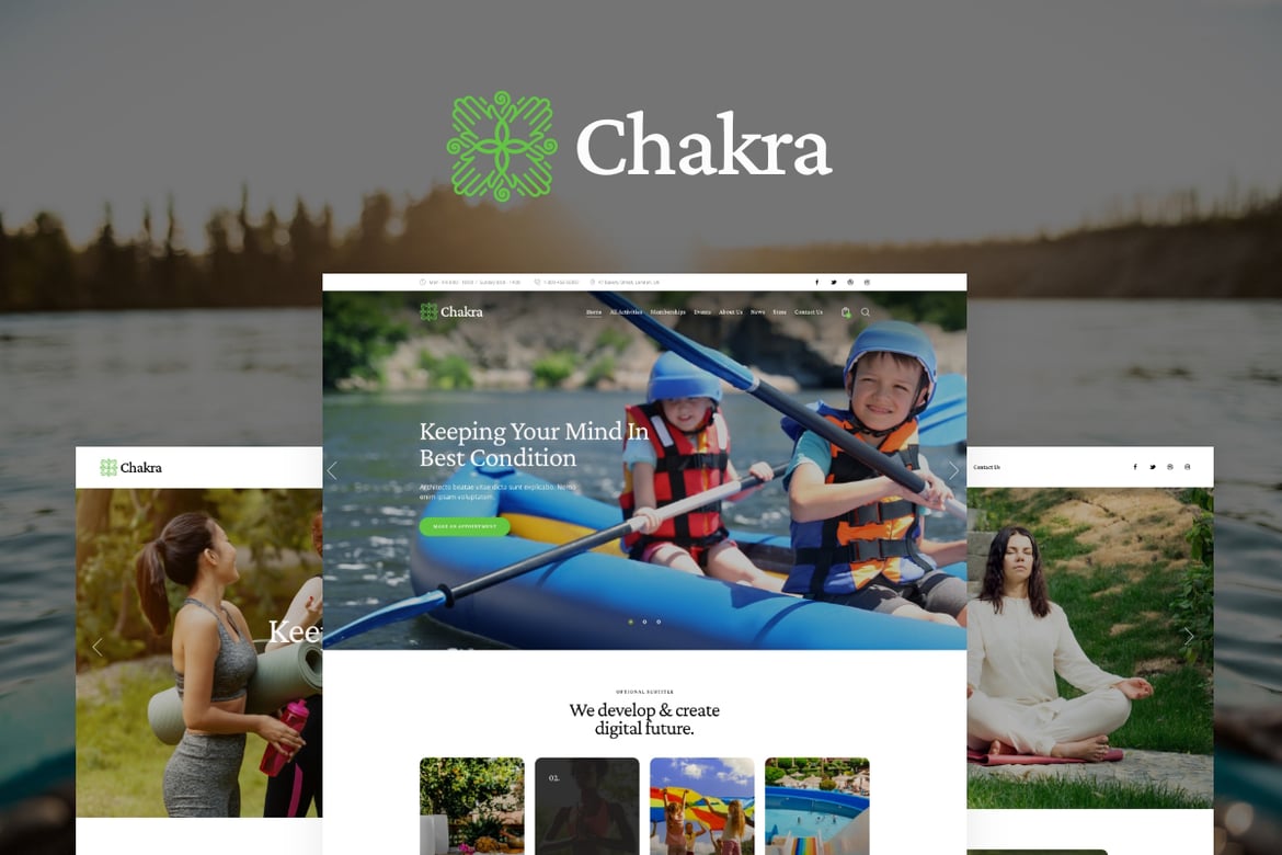 Tema WordPress Chakra: Solusi Ideal untuk Pusat Retreat dan Kesehatan Holistik