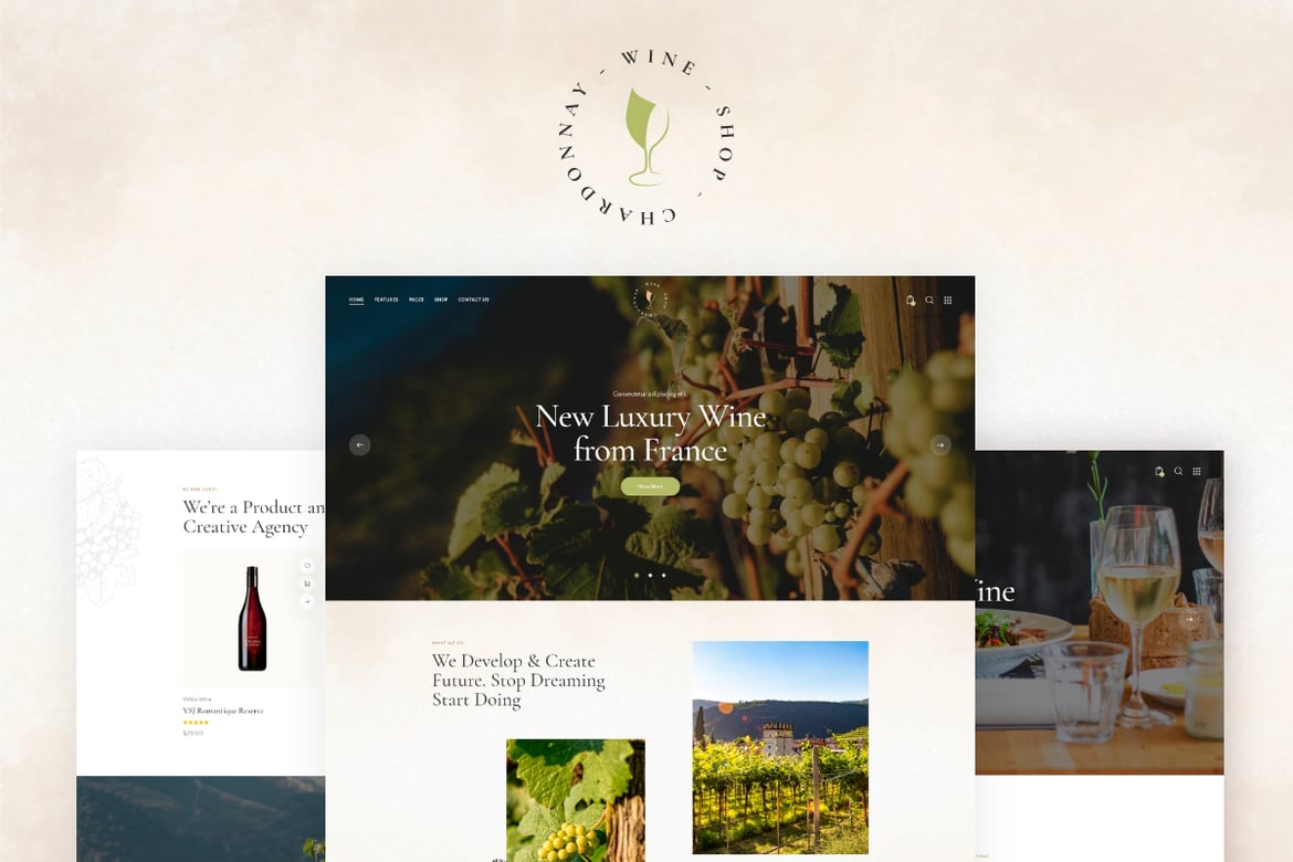 Tema WordPress Chardonnay: Solusi Ideal untuk Website Wine Anda
