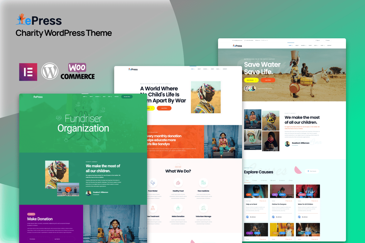 Tema WordPress Donasi dan Amal yang Menawan