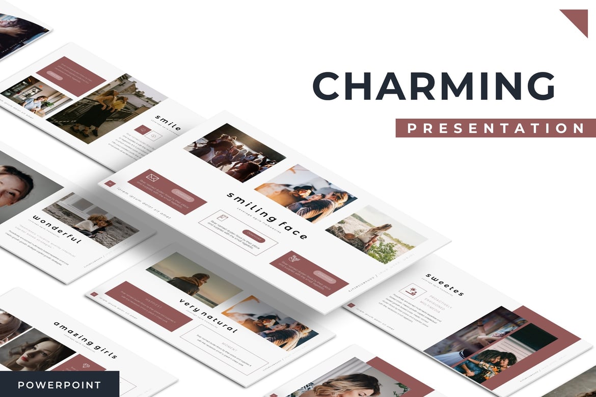 Template Presentasi PowerPoint Menawan - Tema Multiwarna