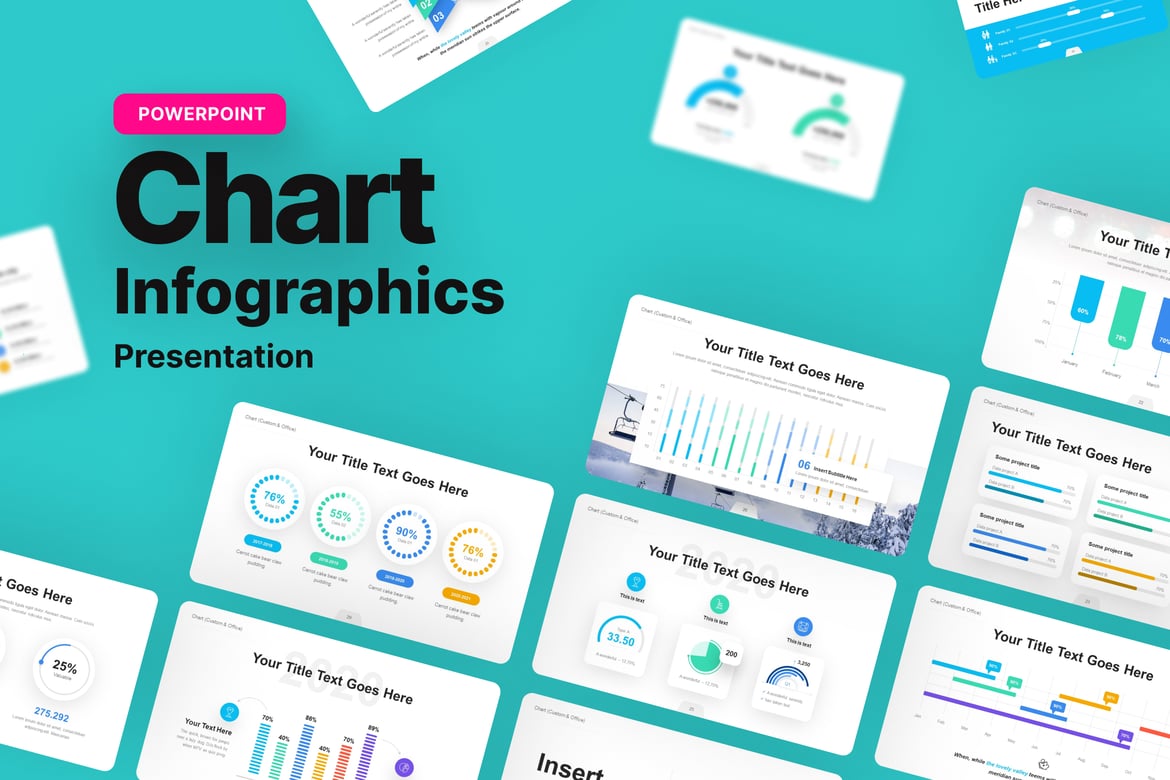 Template PowerPoint Infografis Data yang Menarik dan Profesional