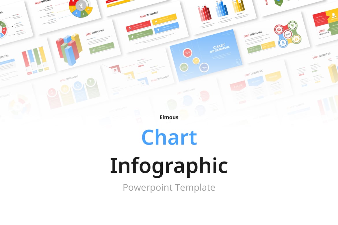 Template PowerPoint Infografik Grafik Menarik