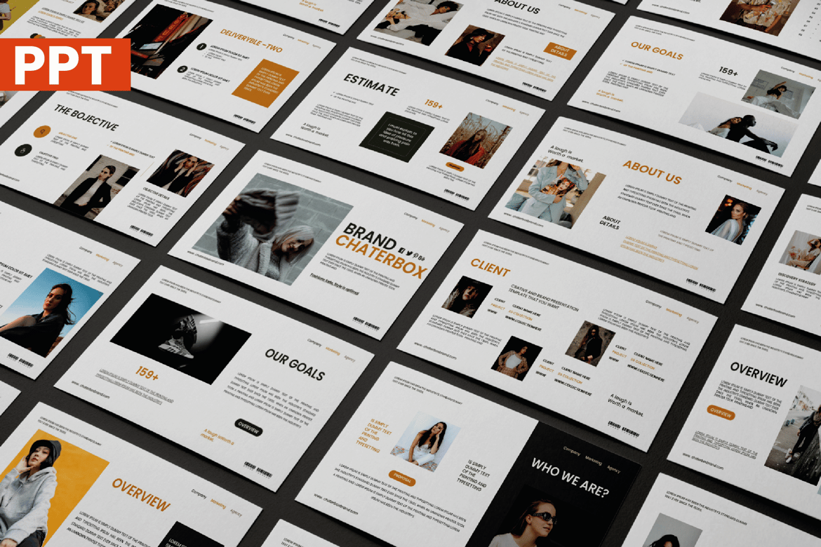 Template Powerpoint Chaterbox yang Modern dan Efektif