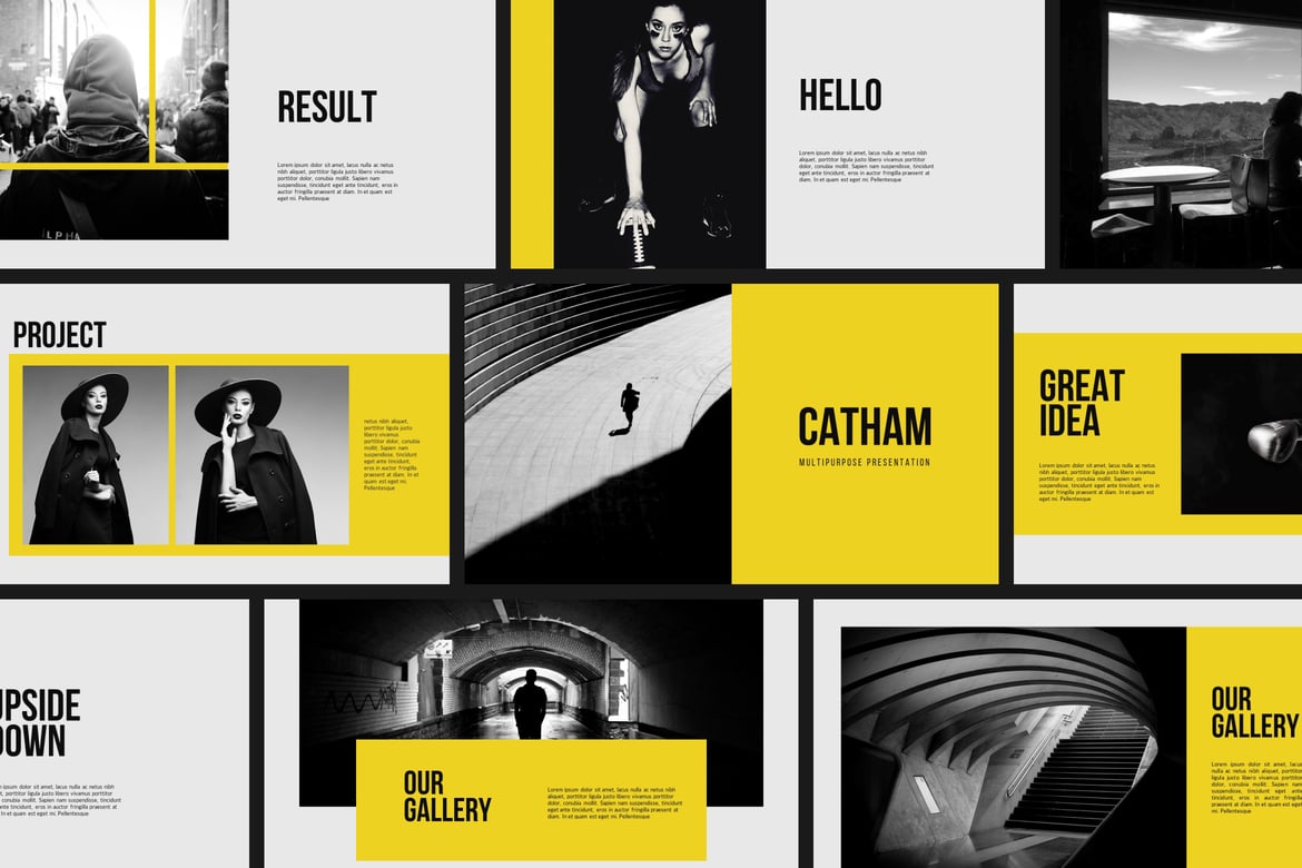 Template Presentasi PowerPoint Chatham yang Elegan dan Multifungsi
