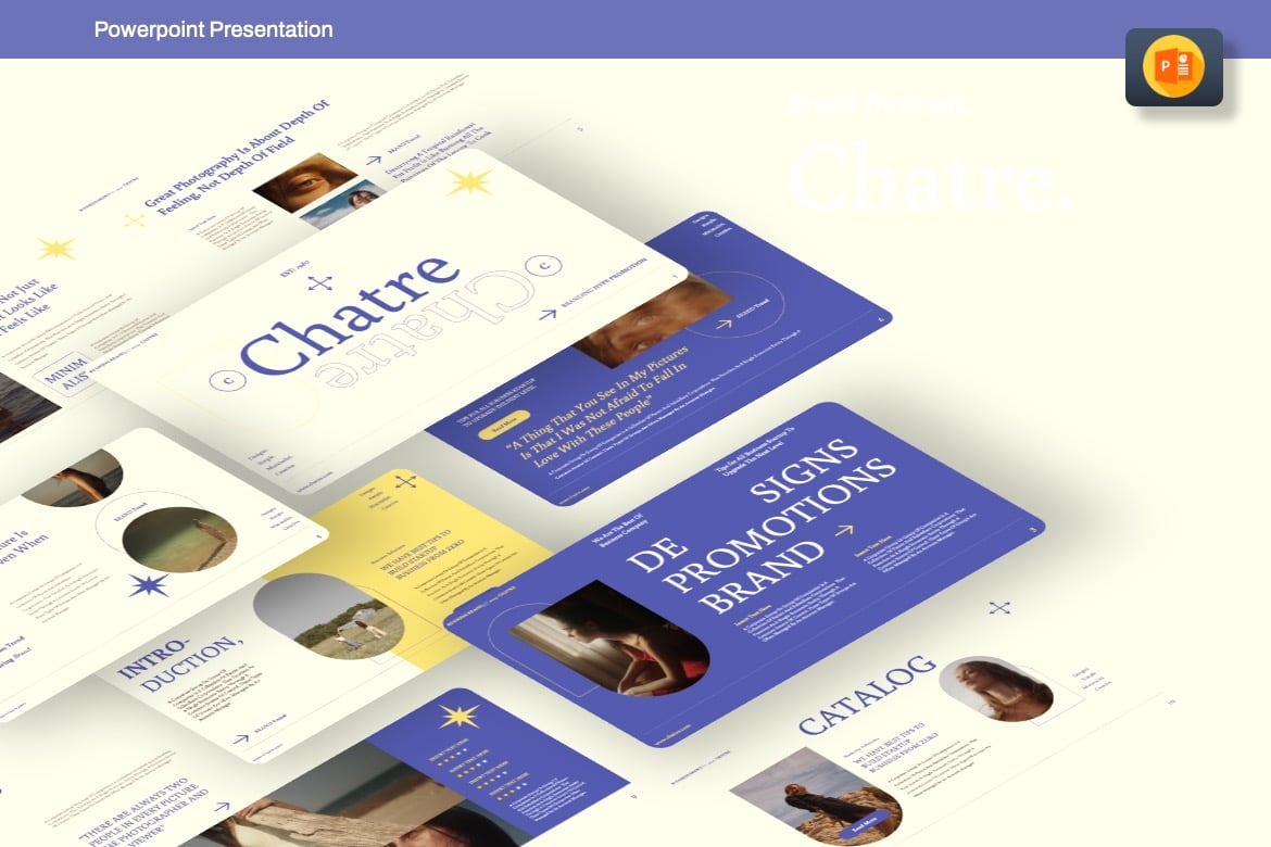 Chatre - Template Powerpoint Bisnis Modern dan Profesional