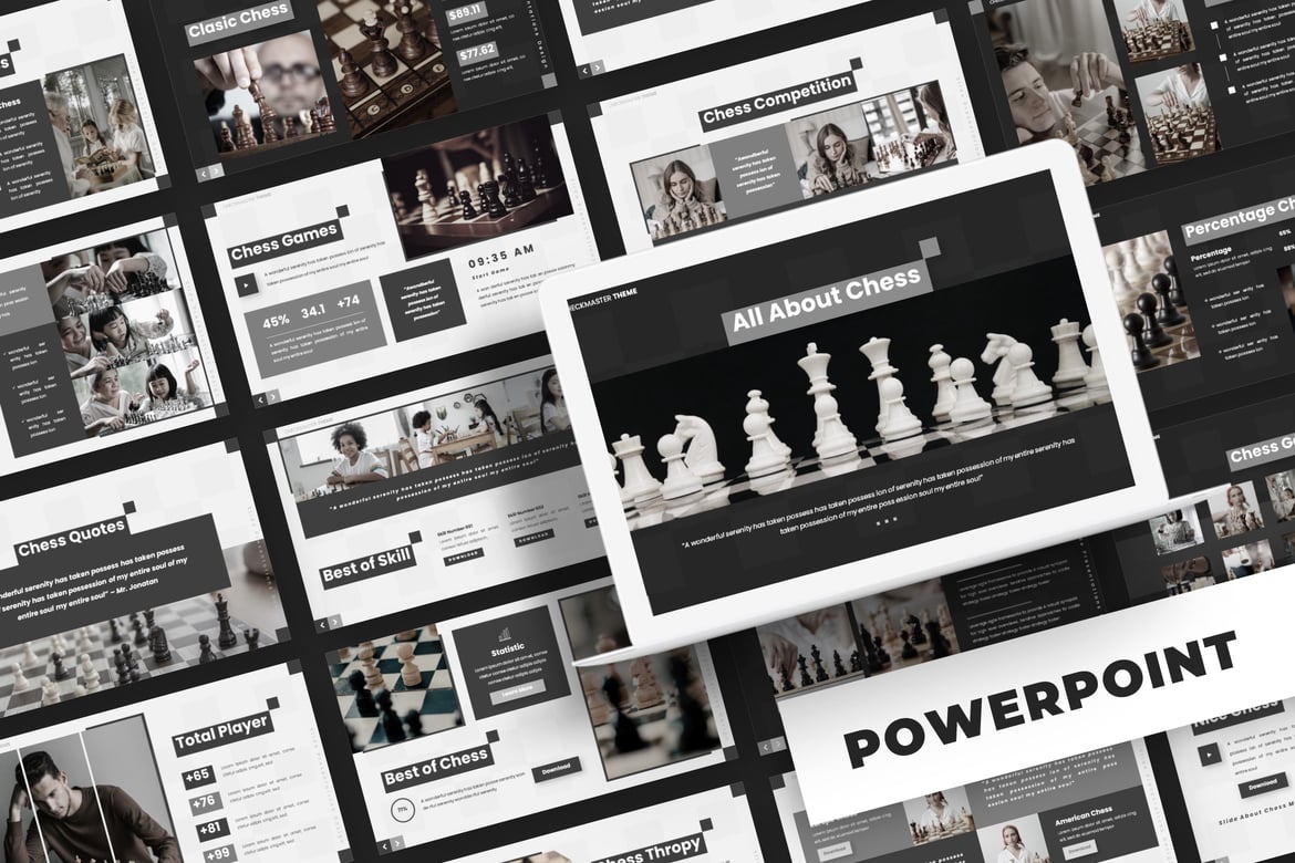 Template Powerpoint Checkmate - Solusi Presentasi Profesional