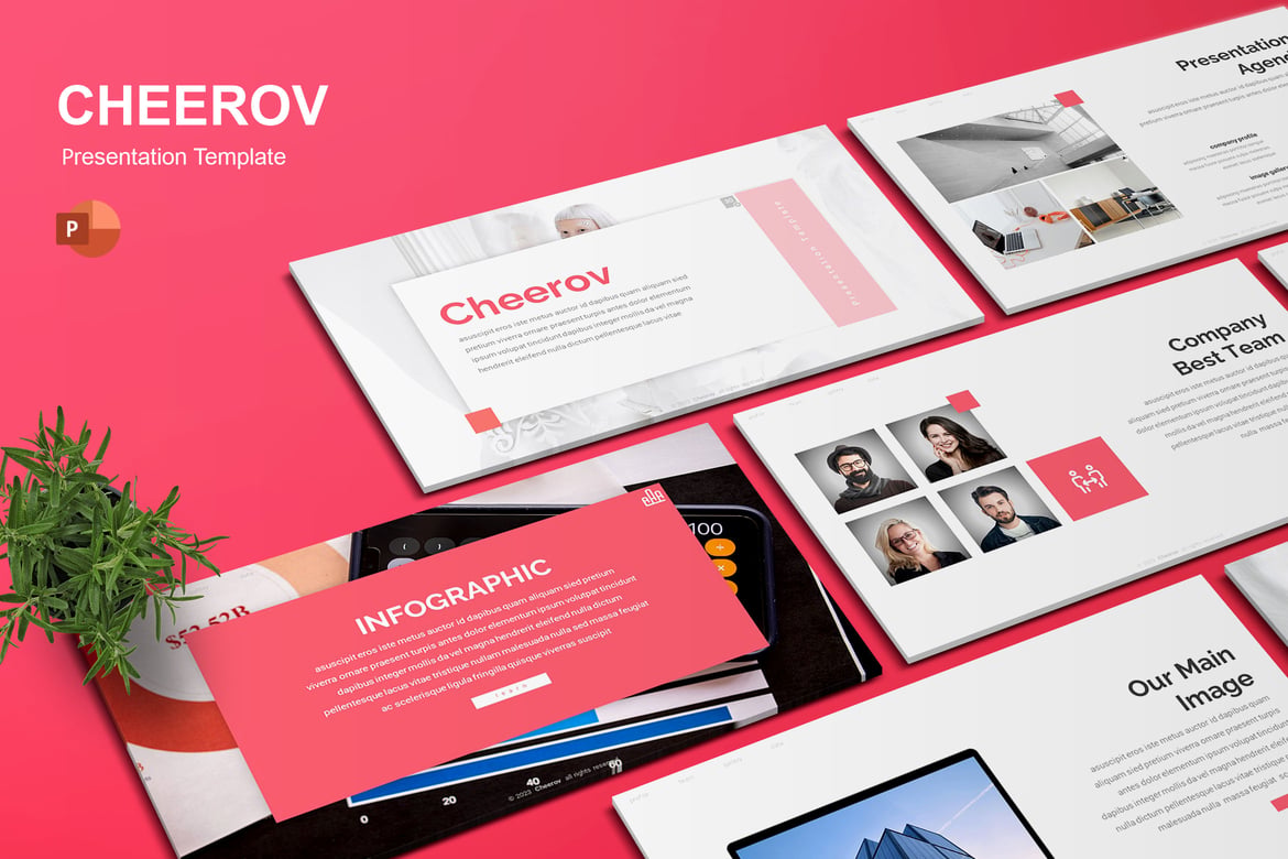Template Presentasi Powerpoint Cheerov - Solusi Kreatif untuk Semua Kebutuhan