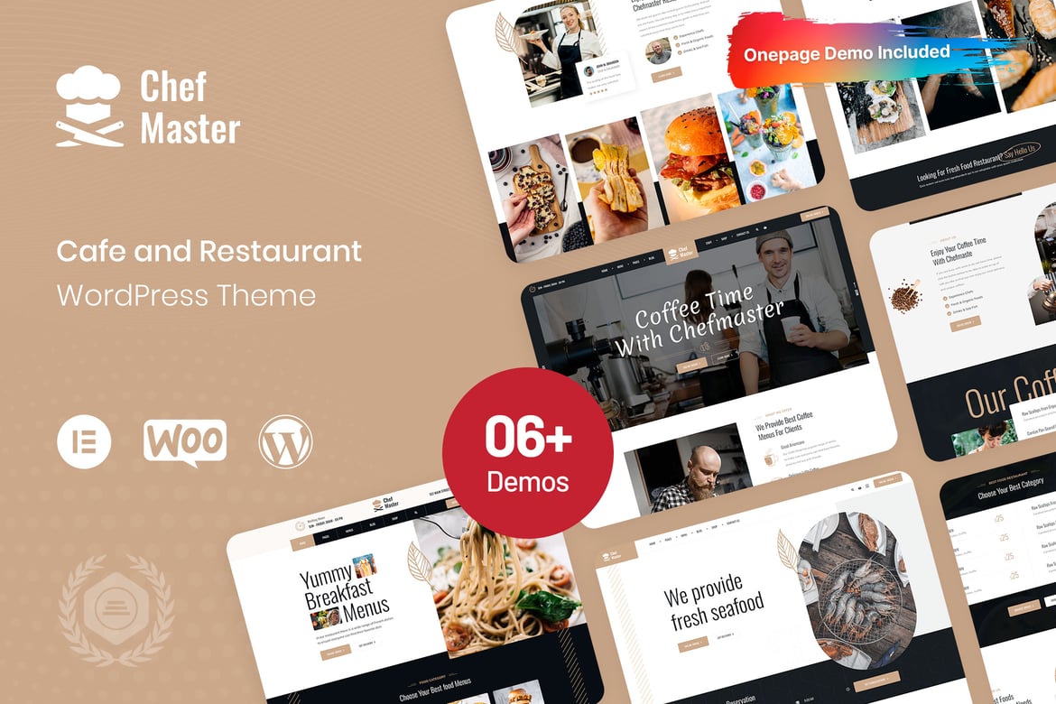 Chefmaster - Tema WordPress Terbaik untuk Restoran dan Kafe