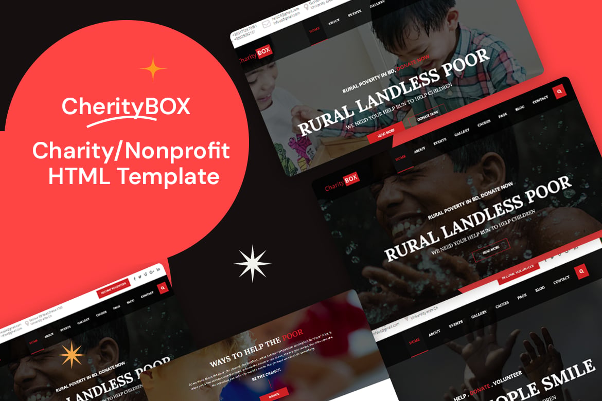 Template Website CharityBOX: Solusi Terbaik untuk Organisasi Nirlaba Anda