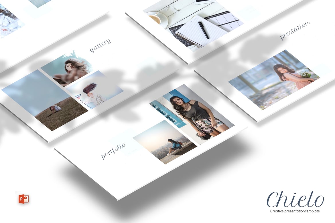 Chielo - Template PowerPoint Modern dan Stylish