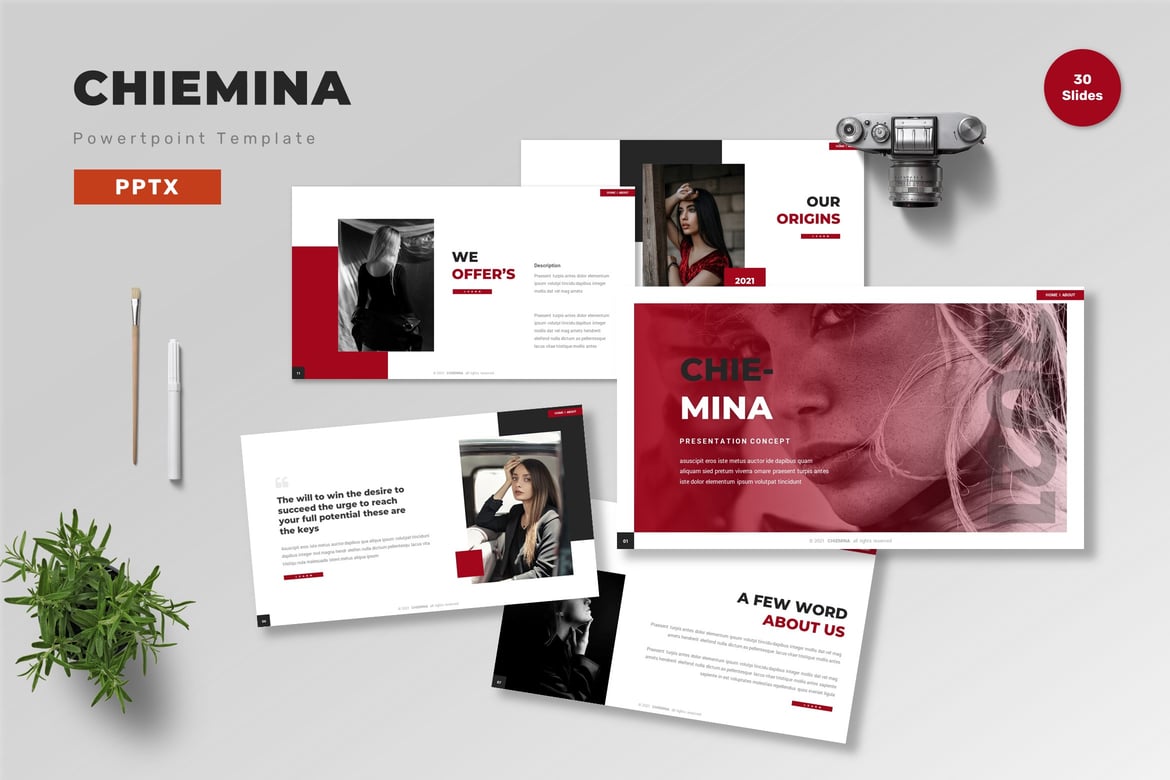 Chiemina - Template Powerpoint Menarik untuk Semua Kebutuhan