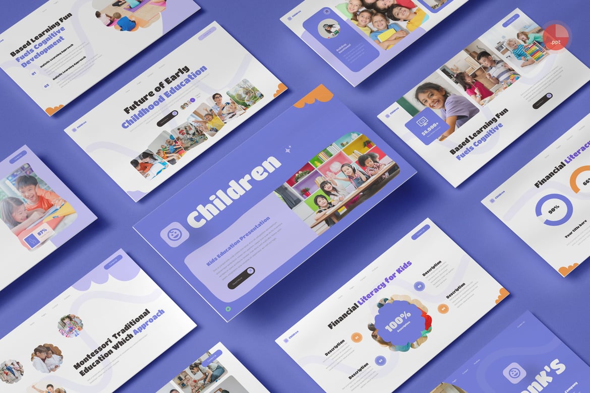 Template Presentasi Pendidikan Anak yang Menarik