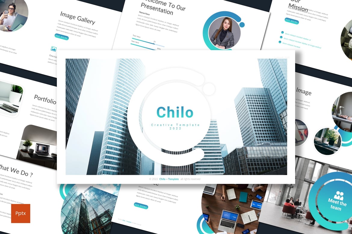 Template PowerPoint Chilo - Solusi Presentasi Kreatif dan Profesional
