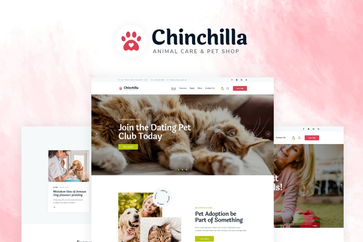 Tema WordPress Chinchilla: Solusi Terbaik untuk Website Pet Anda