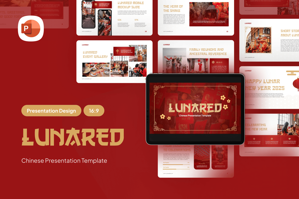 Template Presentasi Hari China - PowerPoint yang Menarik