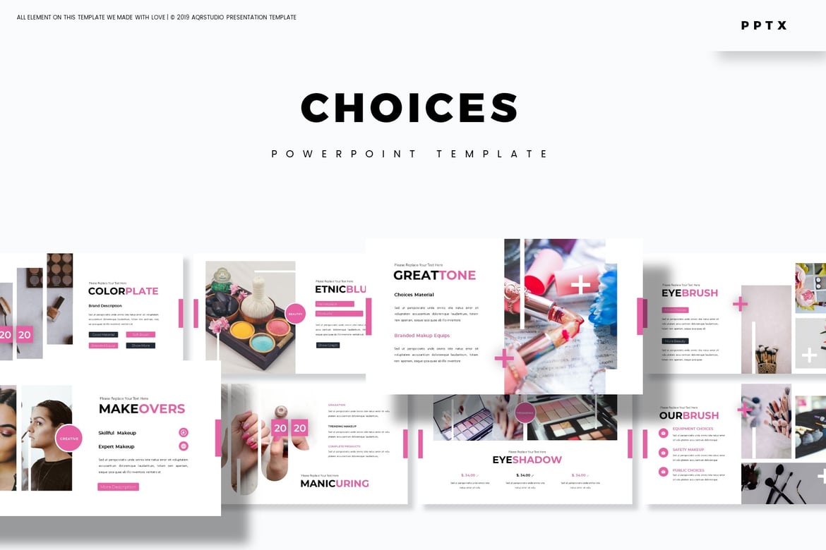 Template PowerPoint Choices - Solusi Presentasi Menarik dan Profesional