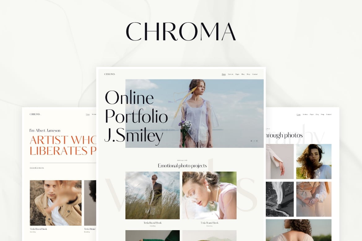 Chroma: Tema WordPress Portfolio & Blog Fotografer yang Modern dan Responsif