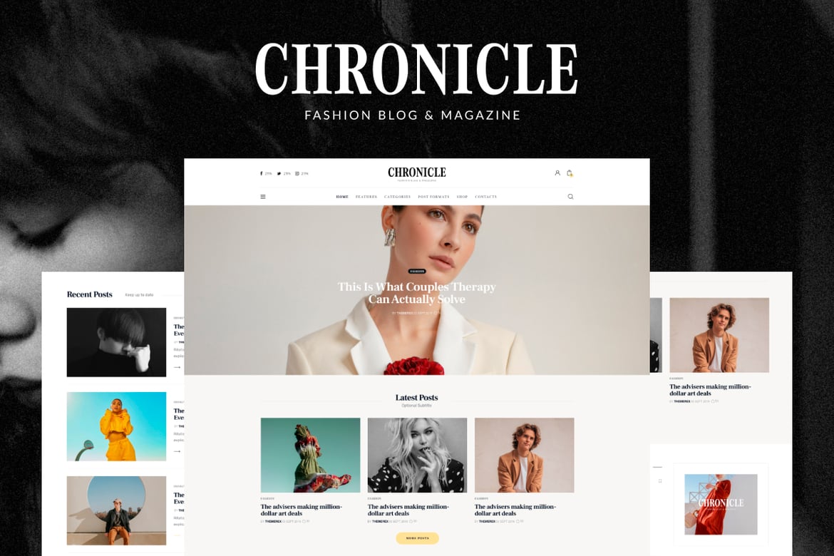 Chronicle: Tema WordPress Fashion dan Gaya Hidup yang Stylish