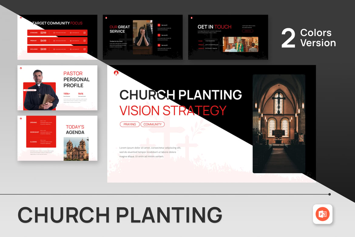 Template Presentasi PowerPoint untuk Penanaman Gereja yang Efektif