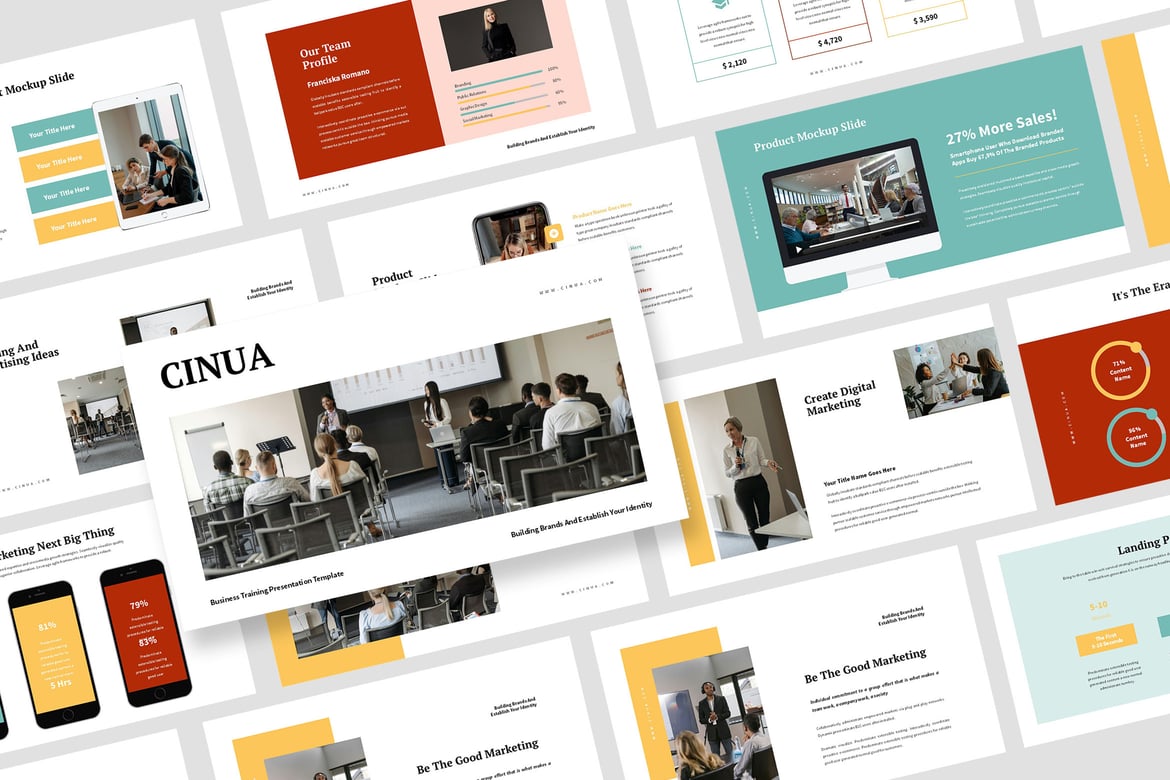 Template Presentasi Bisnis Cinua: Solusi PowerPoint yang Efisien dan Menarik
