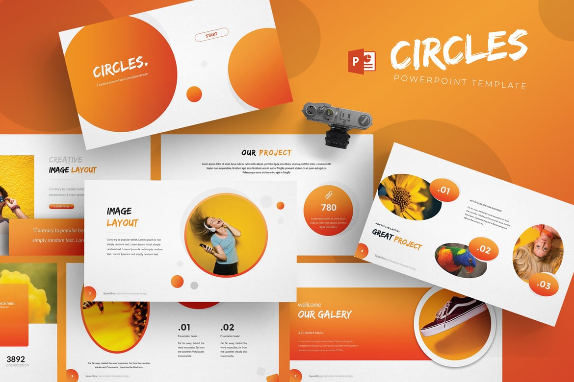 Template PowerPoint Lingkaran - Solusi Presentasi Serbaguna