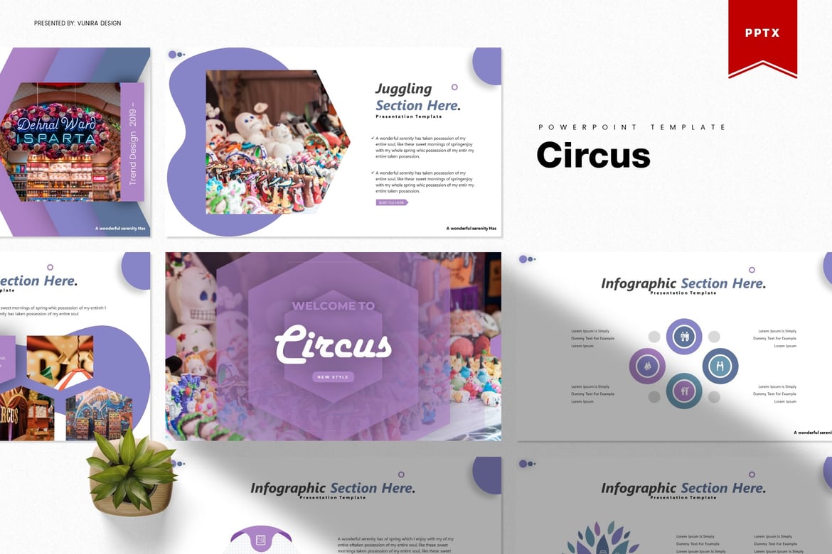 Template Presentasi Circus | PowerPoint Premium