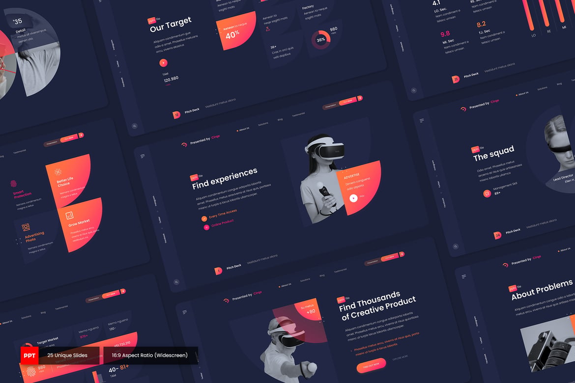 Template PowerPoint Cirke - Solusi Presentasi Bisnis Kreatif