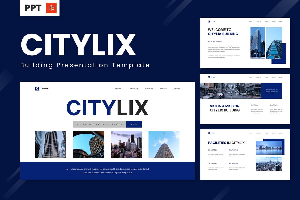 Citylix - Template Powerpoint Modern untuk Presentasi Bisnis