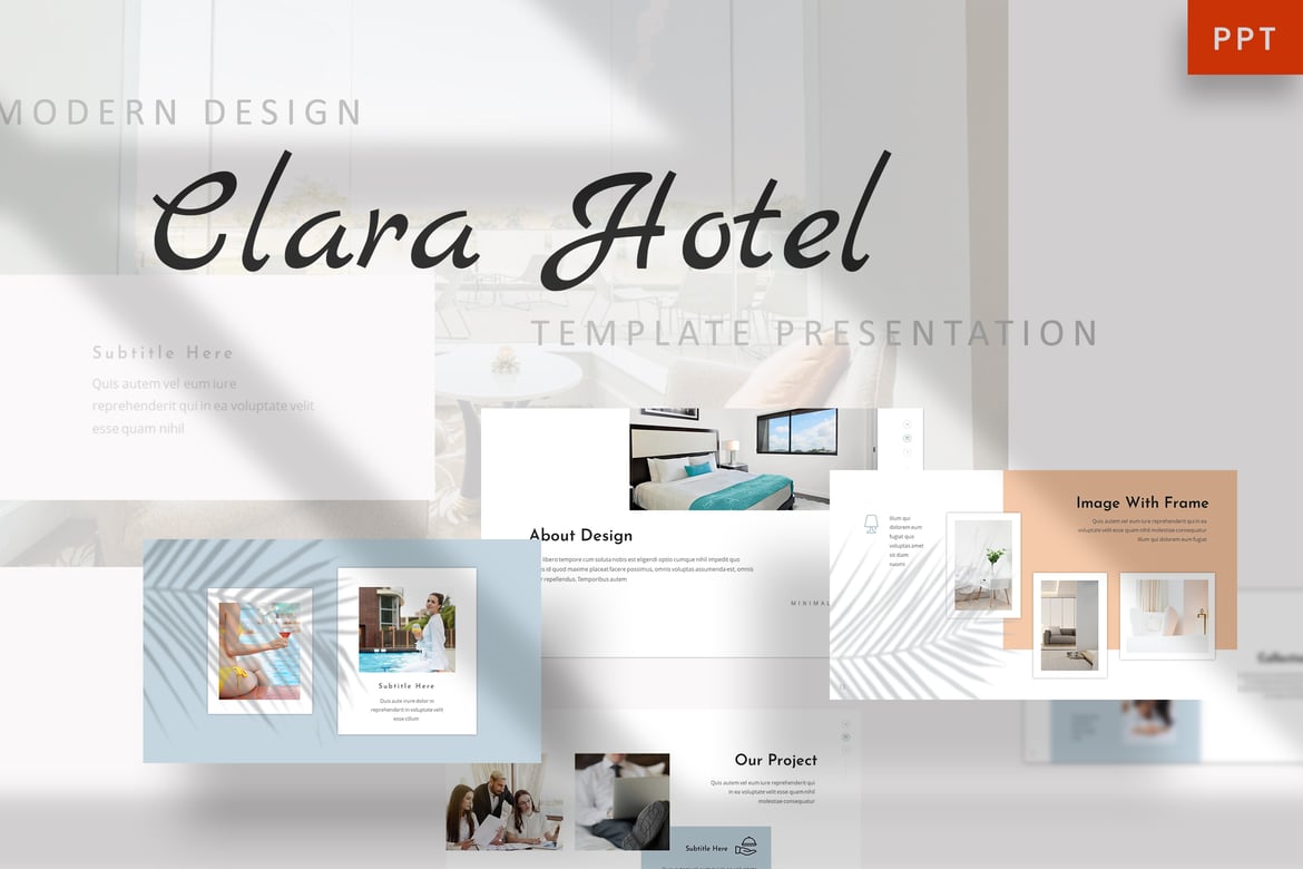 Template Presentasi Powerpoint Clara - Desain Profesional untuk Kesuksesan Anda