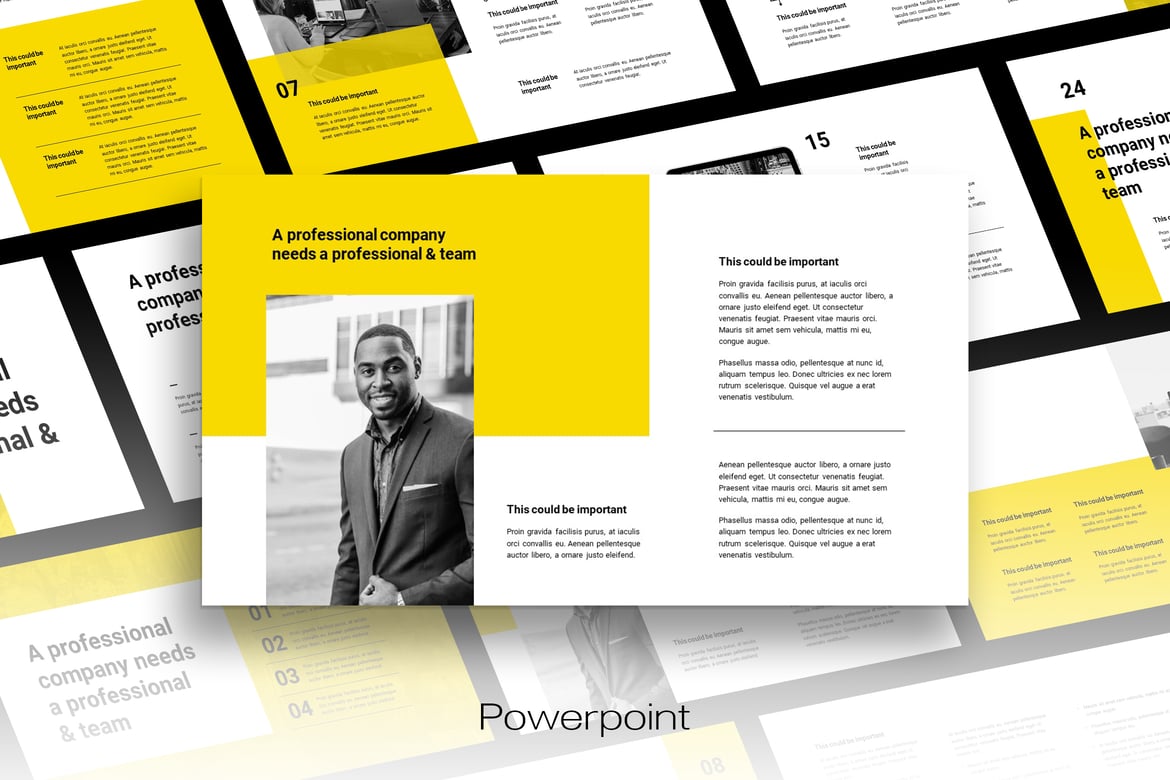 Clario - Template Powerpoint Pemasaran Digital Modern yang Menarik