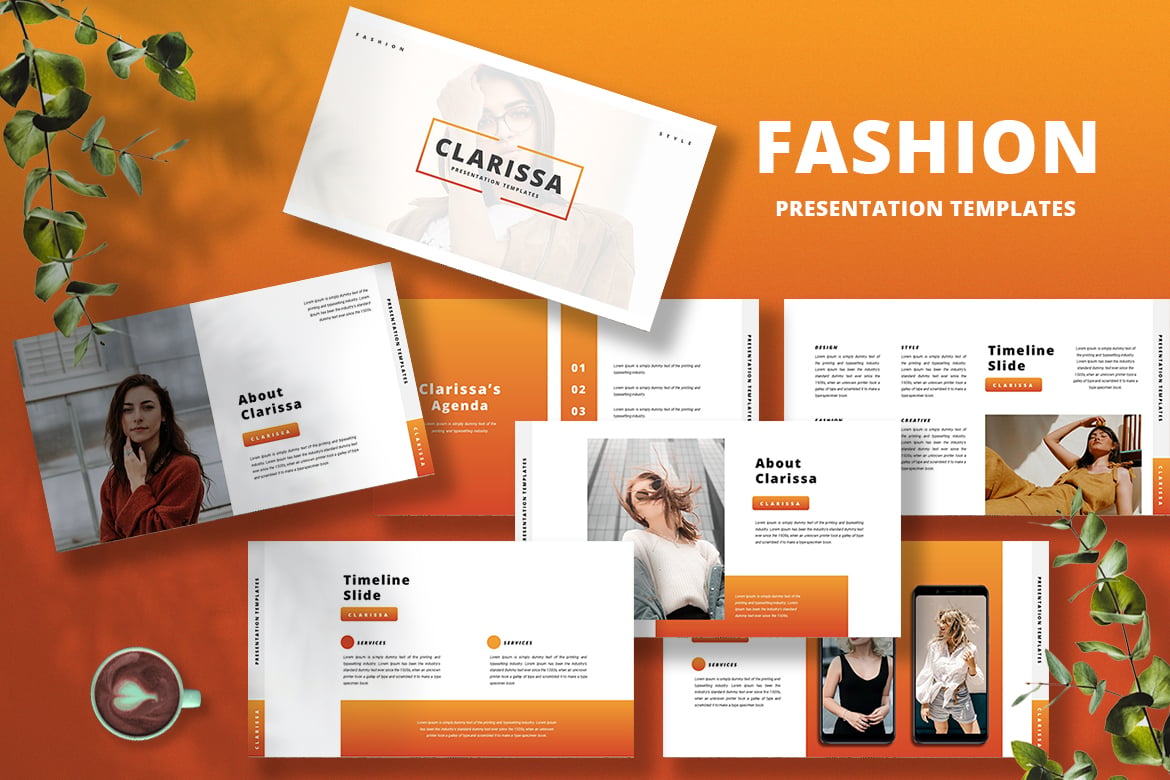 Template PowerPoint Clarissa - Presentasi Modern dan Kreatif