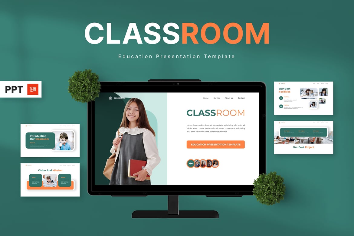 Template Powerpoint Presentasi Kelas yang Kreatif dan Mudah Disesuaikan