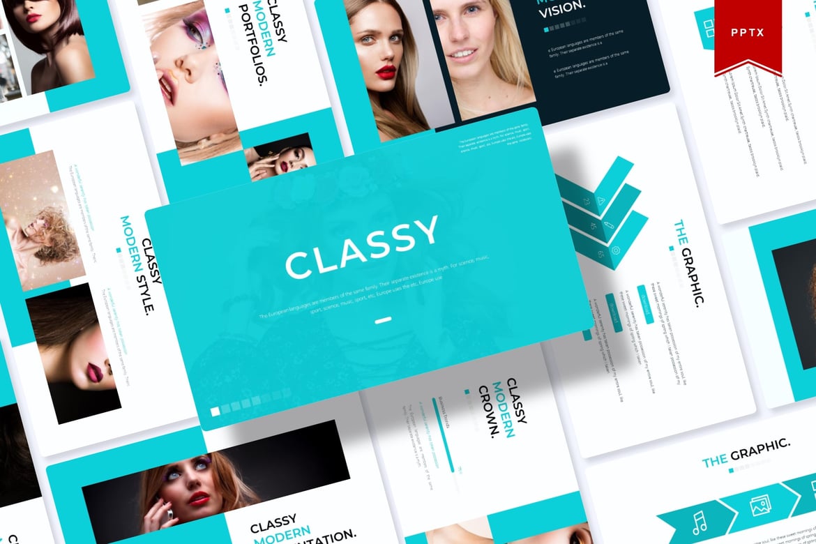 Template Presentasi PowerPoint Kelas Atas | Classy