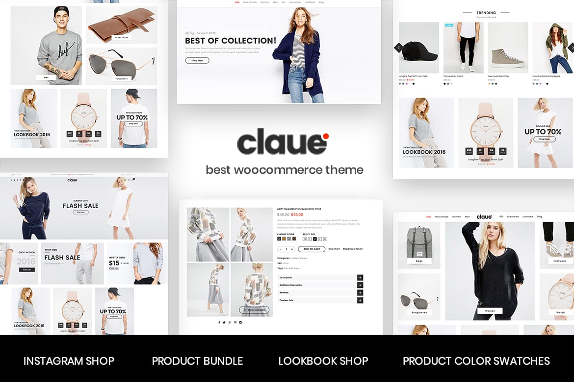 Claue - Tema WordPress WooCommerce Minimalis dan Modern