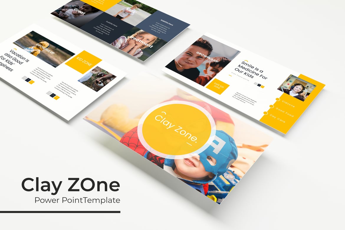 Template PowerPoint Clayzone - Presentasi Menarik dan Profesional