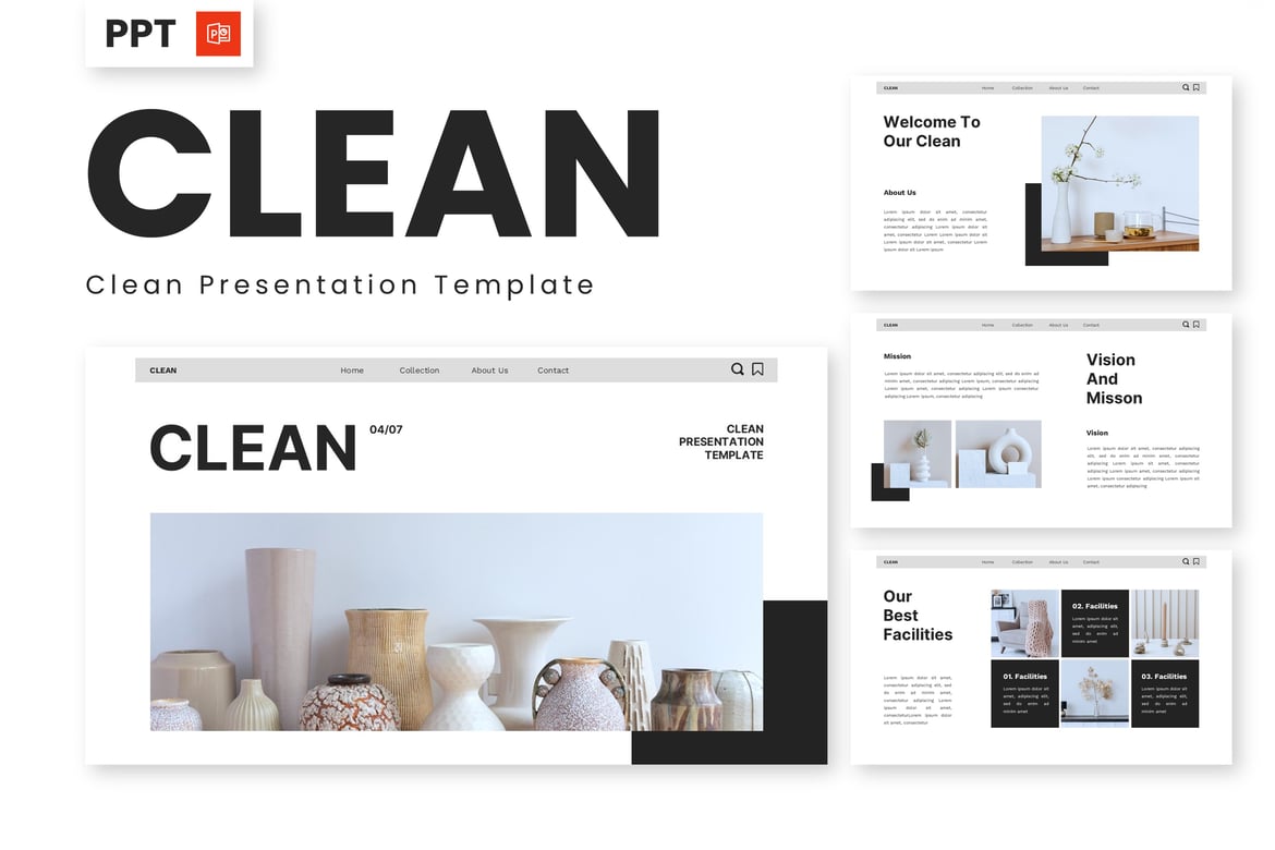 Template Presentasi PowerPoint Minimalis dan Elegan