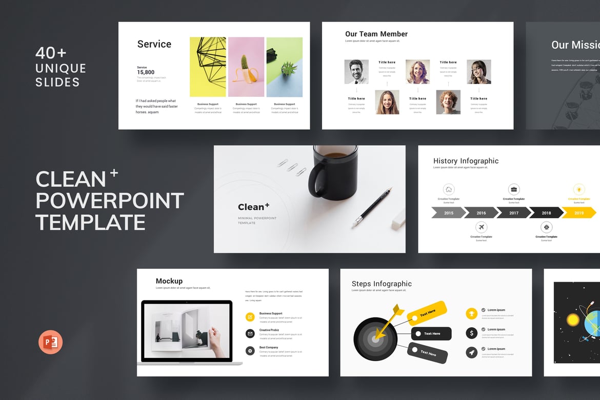 Template Powerpoint Profesional dan Bersih