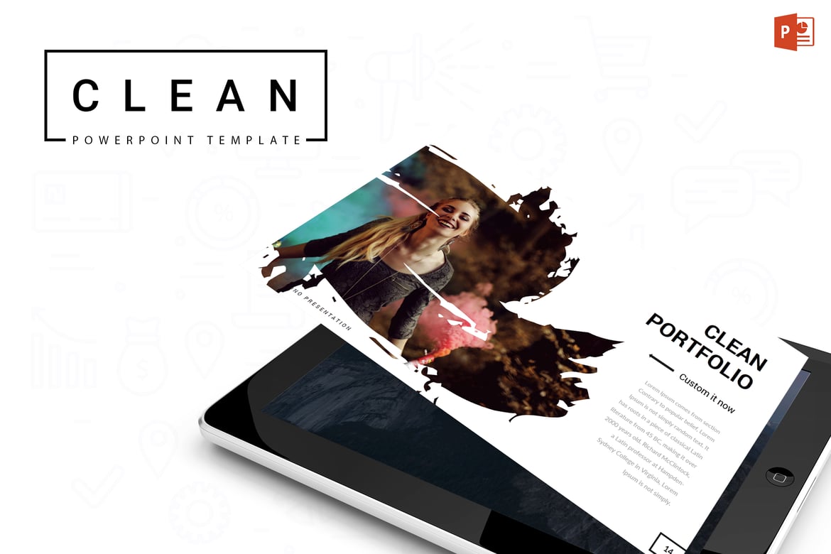 Template Powerpoint Bersih dan Modern untuk Presentasi Anda