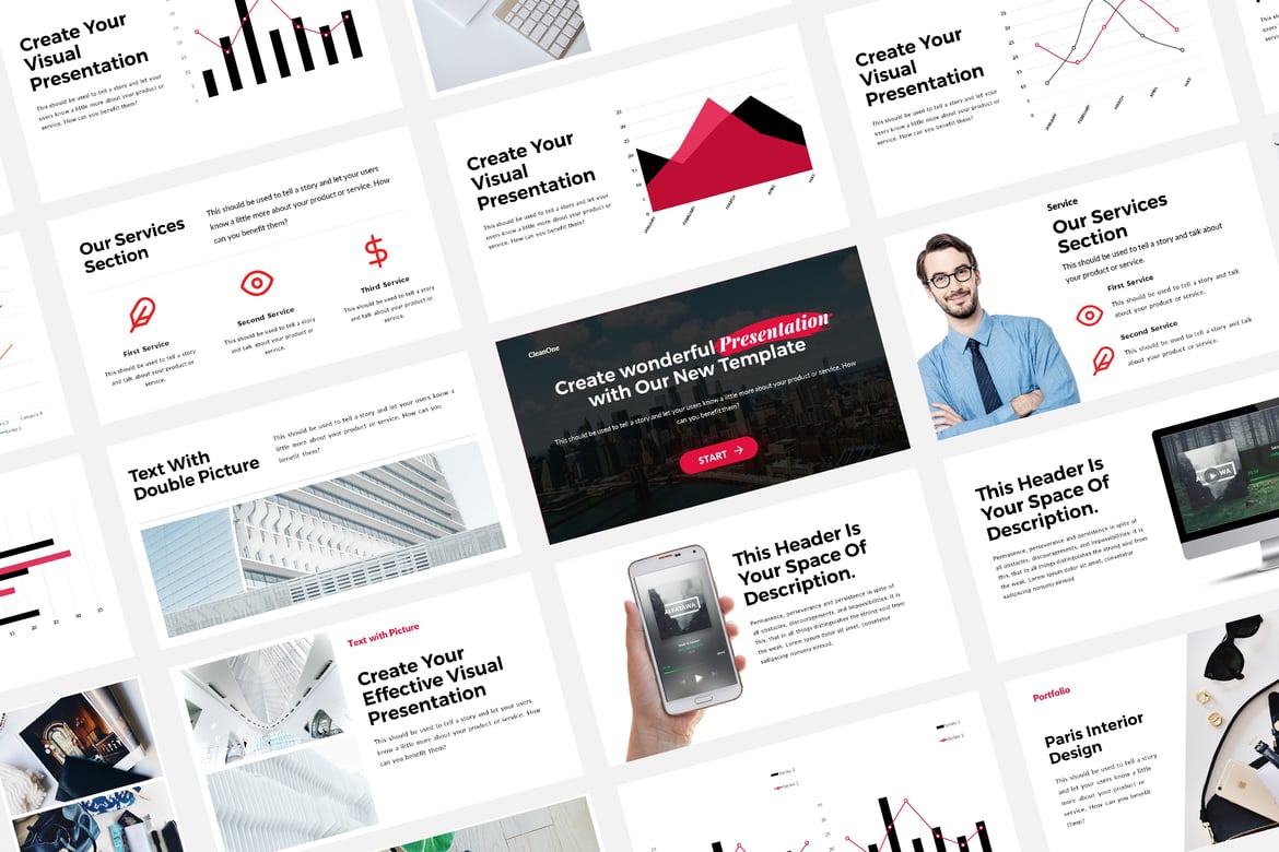 Template PowerPoint Modern dan Bersih untuk Berbagai Kebutuhan